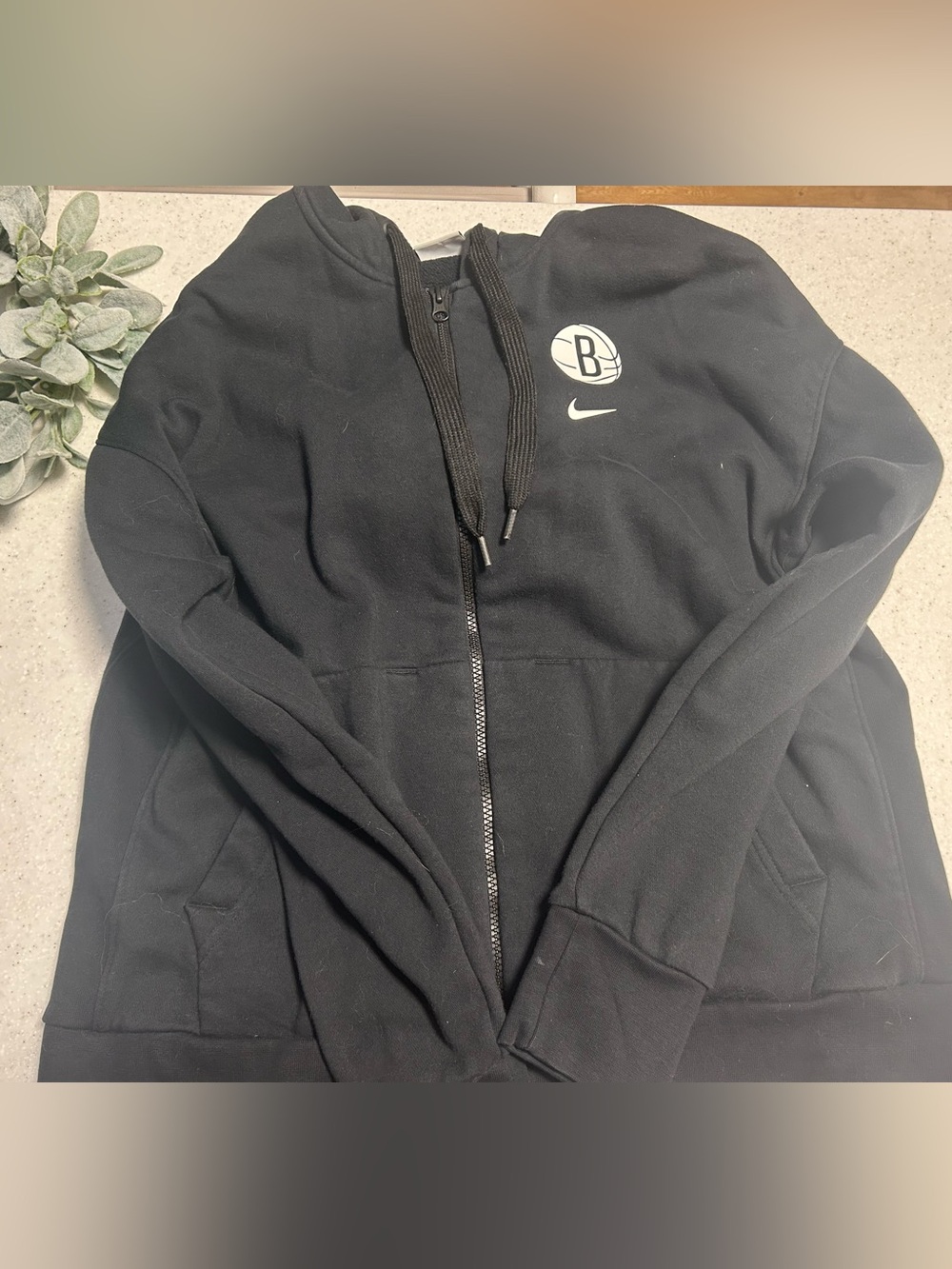Brooklyn Nets Zip Up Hoodie - Picture 4 of 6